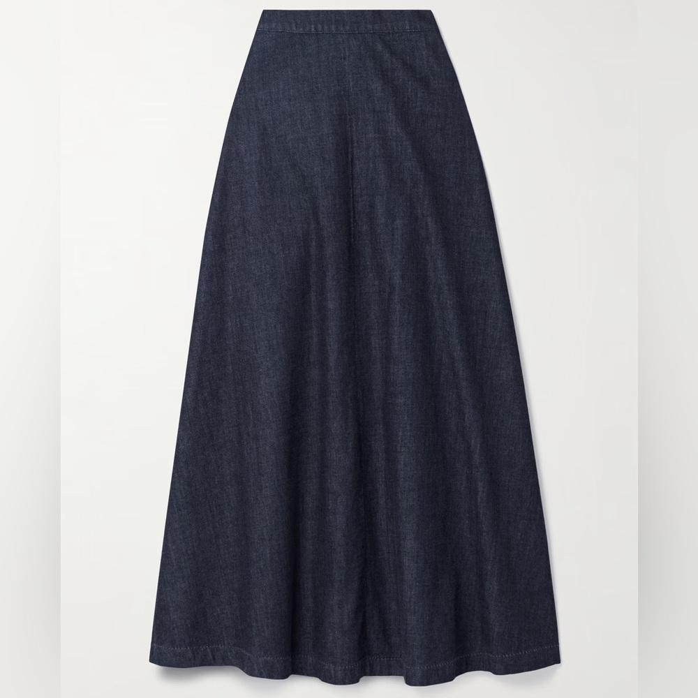 Nili lotan Astrid denim skirt 32 nwt maxi - Picture 3 of 10